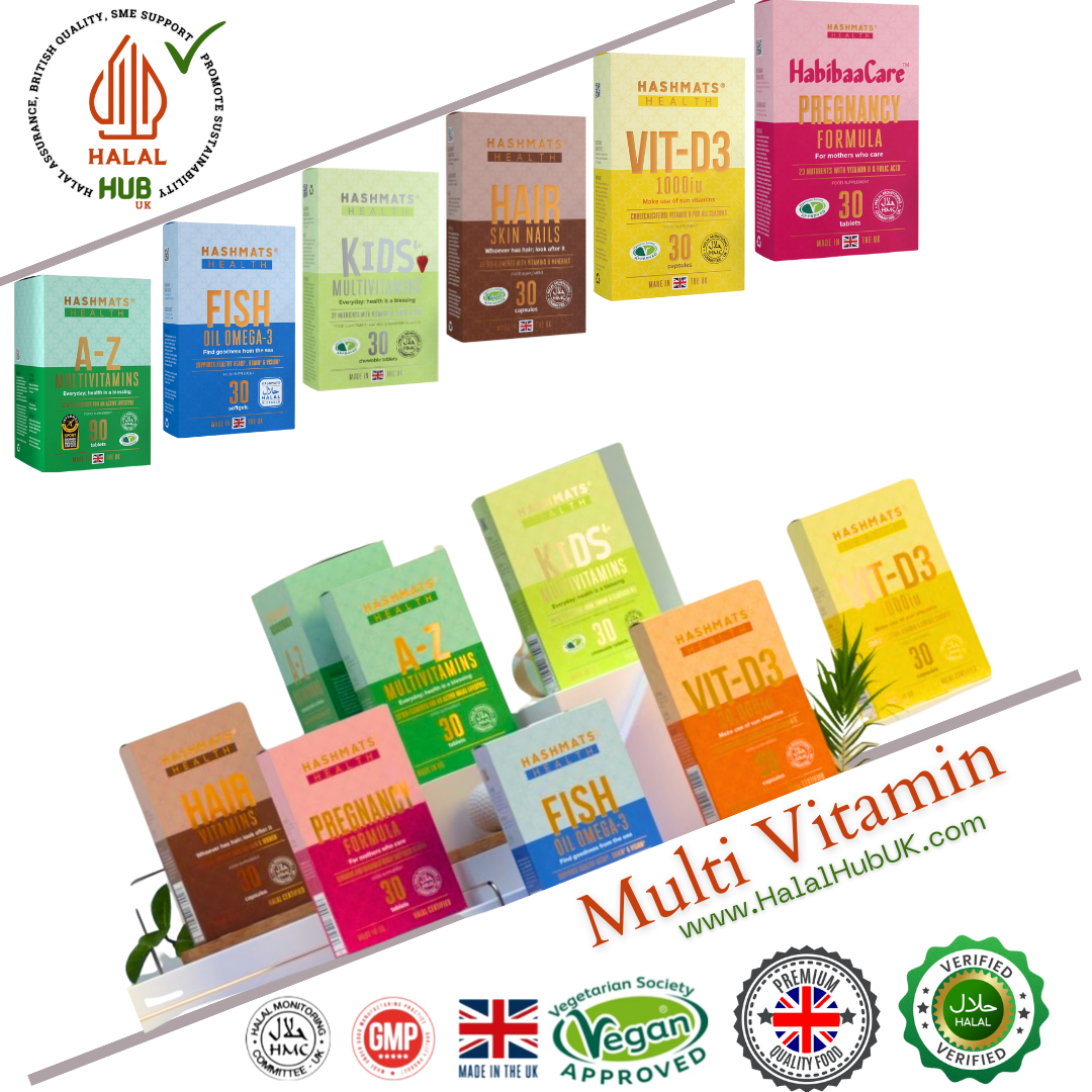 A-Z Multivitamins with 33 Bio-Elements (30 | 60| 90 Tablets) Supplement | UK Halal & Vegetarian Health