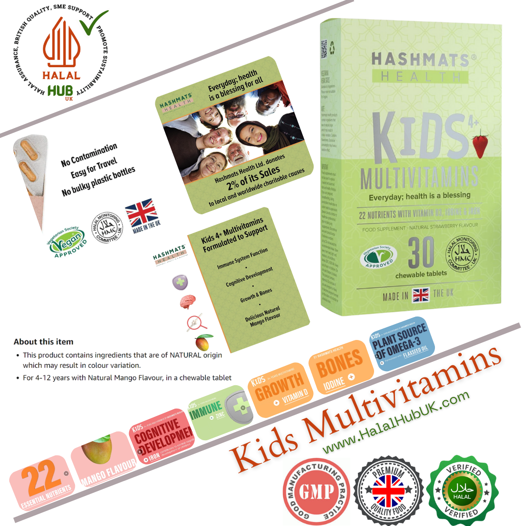 A-Z Multivitamins with 33 Bio-Elements (30 | 60| 90 Tablets) Supplement | UK Halal & Vegetarian Health